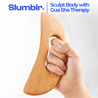 Slumblr® Wooden Gua Sha Massage Tool