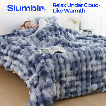 Slumblr® Cozy Faux Rabbit Fleece Throw Blanket