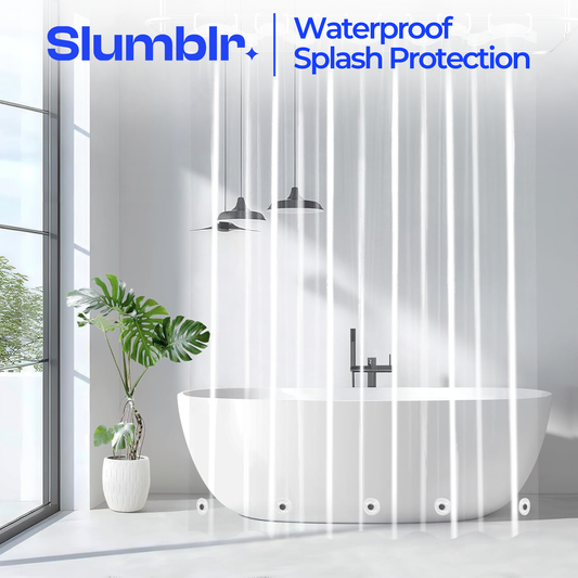 Slumblr® Clear Shower Curtain Liner for Bathroom