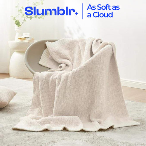 Slumblr® Reversible Knit Throw Blanket