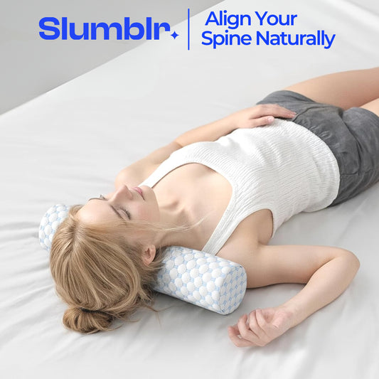 Slumblr® Memory Foam Support Roll Pillow