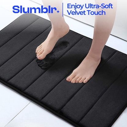 Slumblr® Velvet Memory Foam Bathroom Rug Set (3 Pcs)