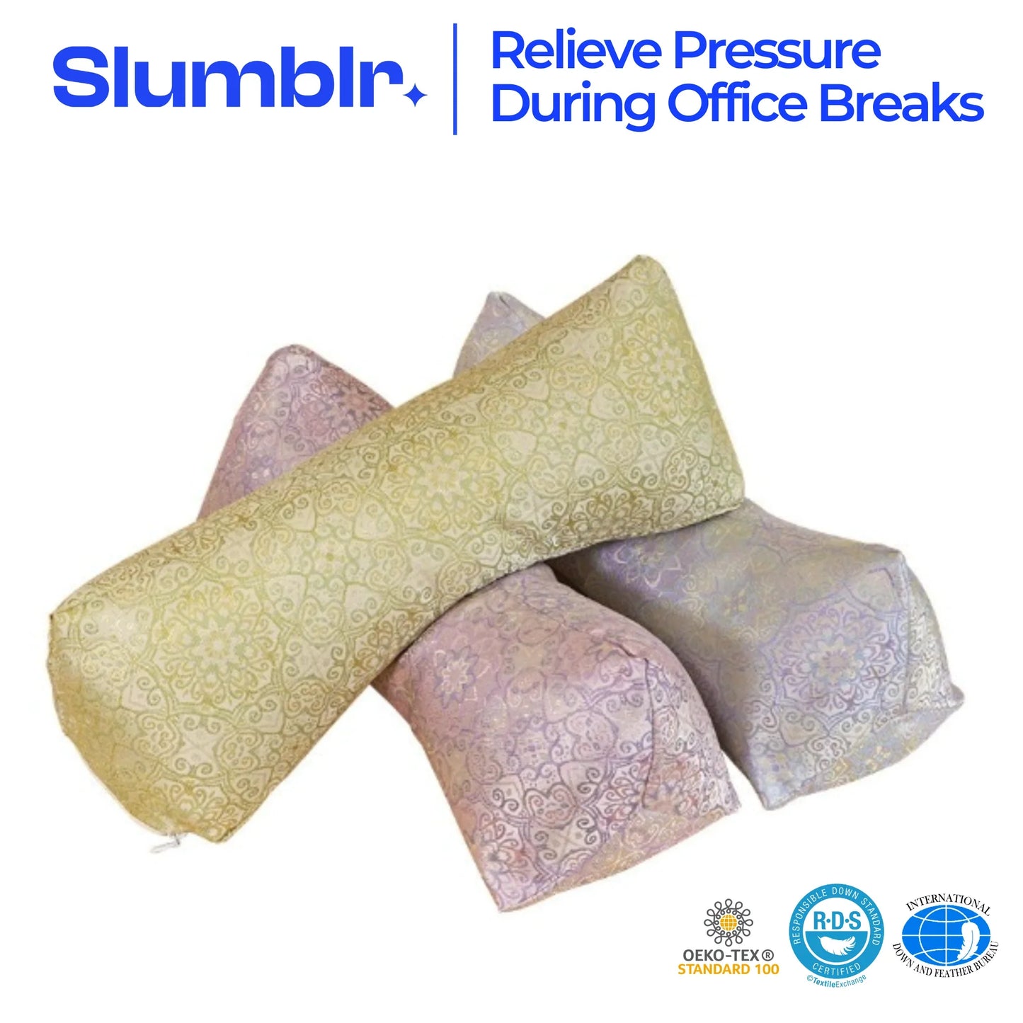 Slumblr® Buckwheat Support Travel Pillow