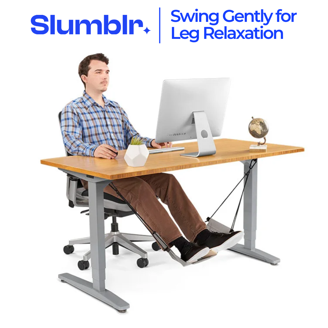 Slumblr® Adjustable Foot Hammock Under Desk