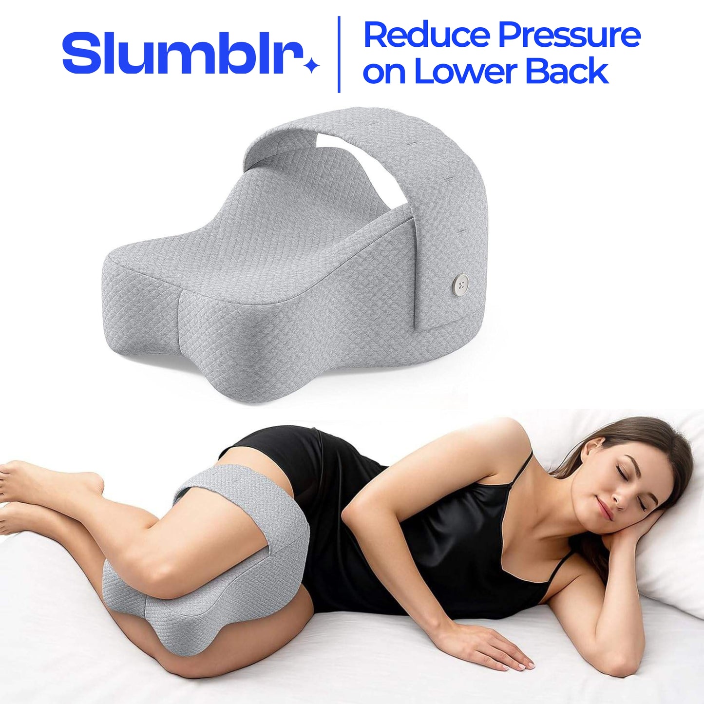 Slumblr® Memory Foam Support Cushion with Adjustable Strap