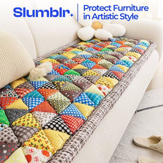 Slumblr® European Floral Fabric Sofa Cover