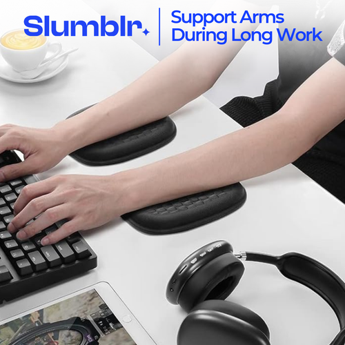 Slumblr® Ergonomic Desk Wrist Rest Pad (2 Pcs)