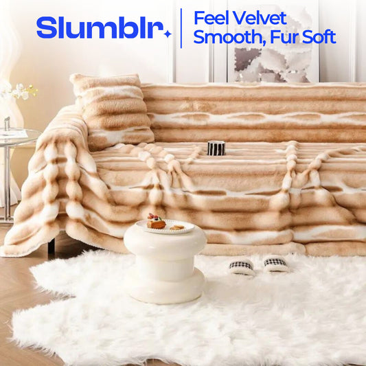 Slumblr® Rabbit Plush Sofa Cover