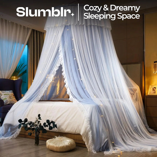 Slumblr® Princess Bed Canopy Cotton Dome Slumblr