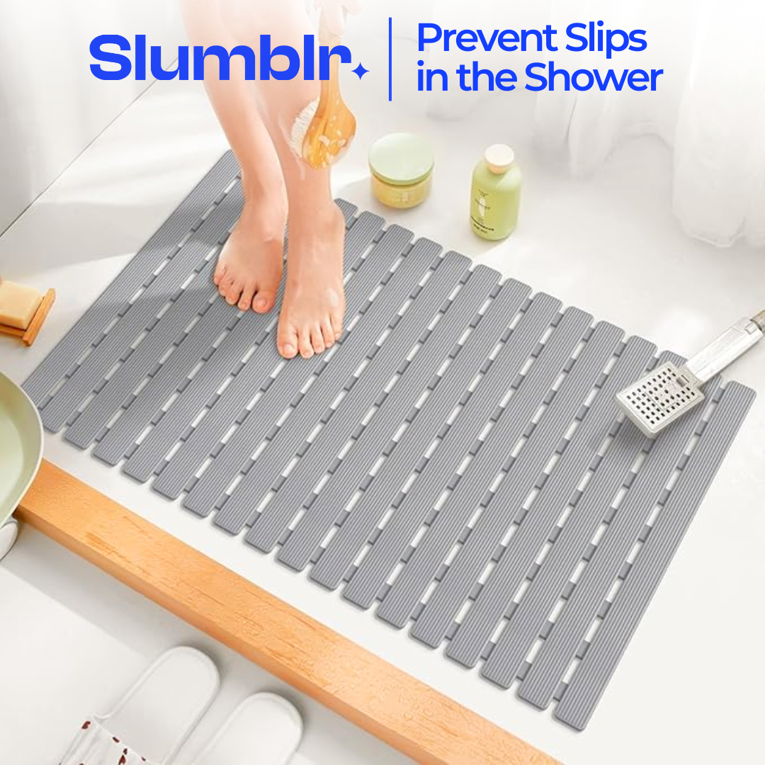 Slumblr® Non Slip Bathtub Mat with Drain Holes