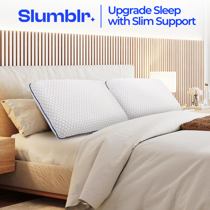Slumblr® Ultra Thin Memory Foam Pillow