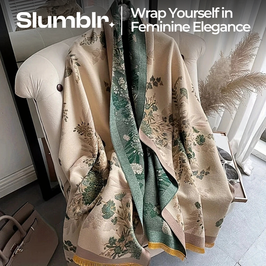 Slumblr® Floral Cashmere-Feel Winter Scarf