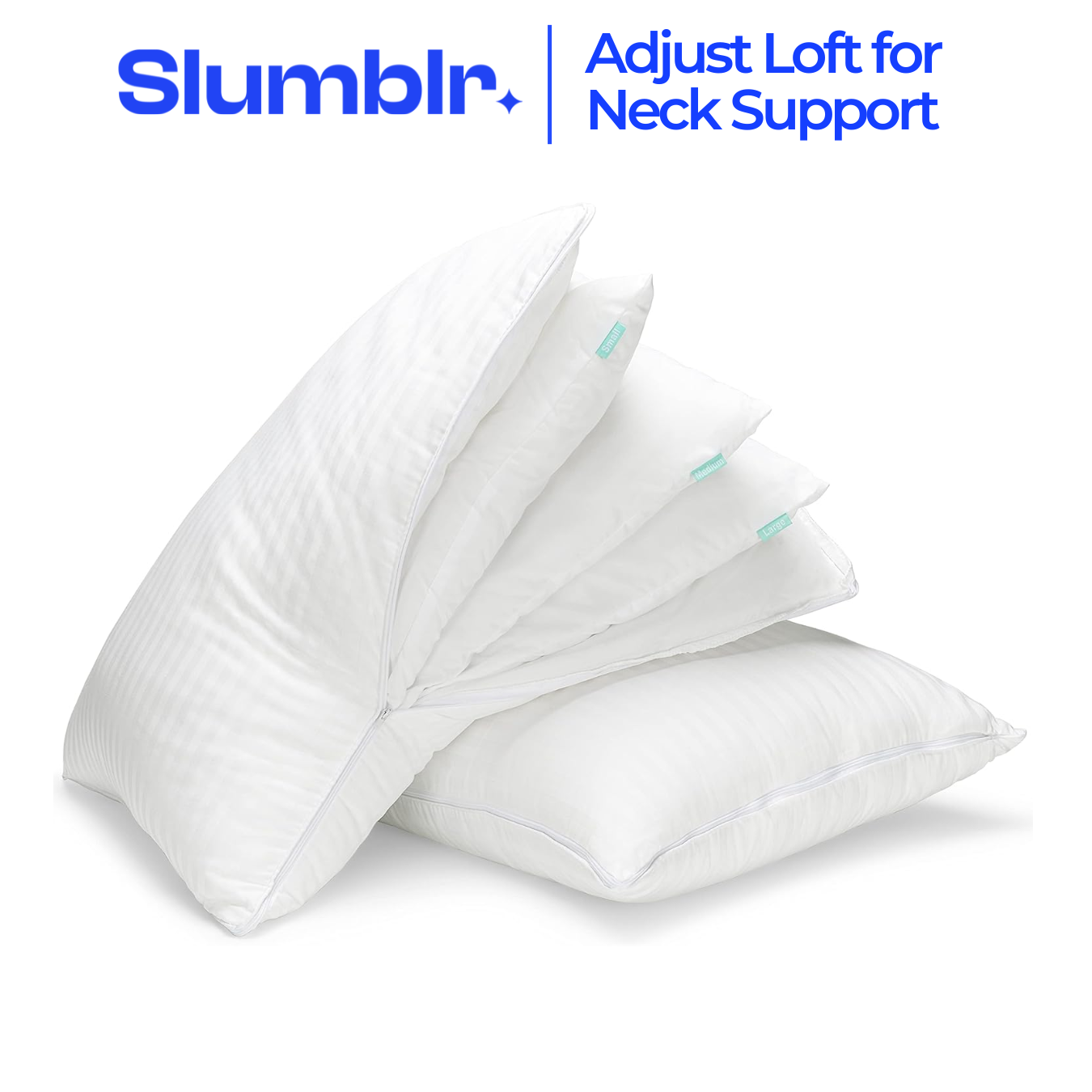 Slumblr® Luxury Adjustable Layer Cooling Pillow