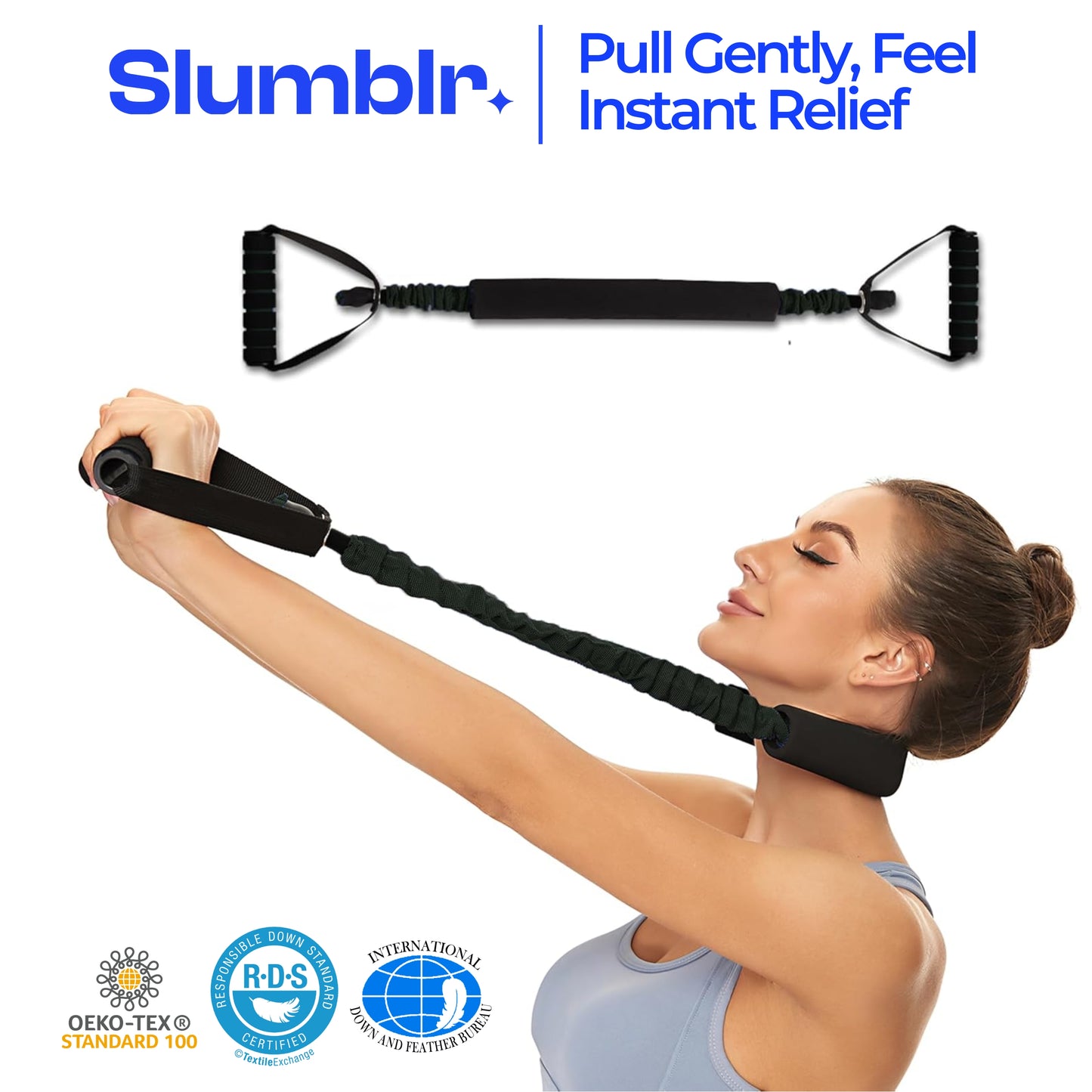 Slumblr® Portable Traction Exerciser Device
