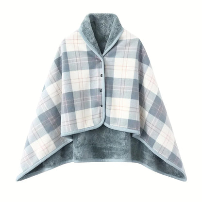 Slumblr® Fleece Wearable Plaid Blanket