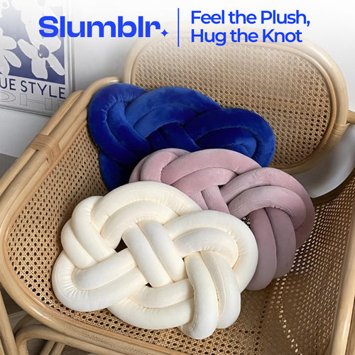 Slumblr® Soft Plush Knotted Pillow
