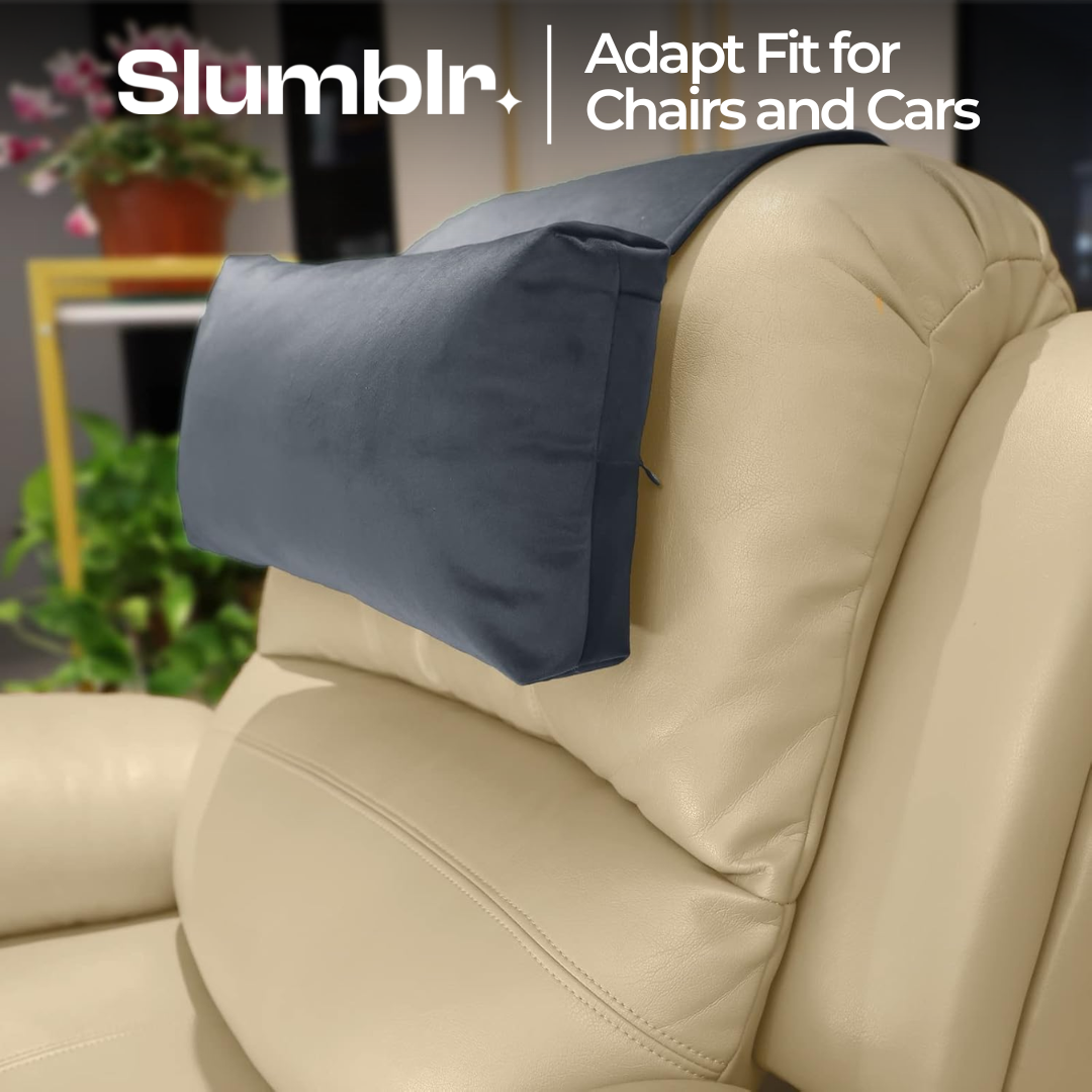 Slumblr® Headrest Pillow with Non-Slip Base