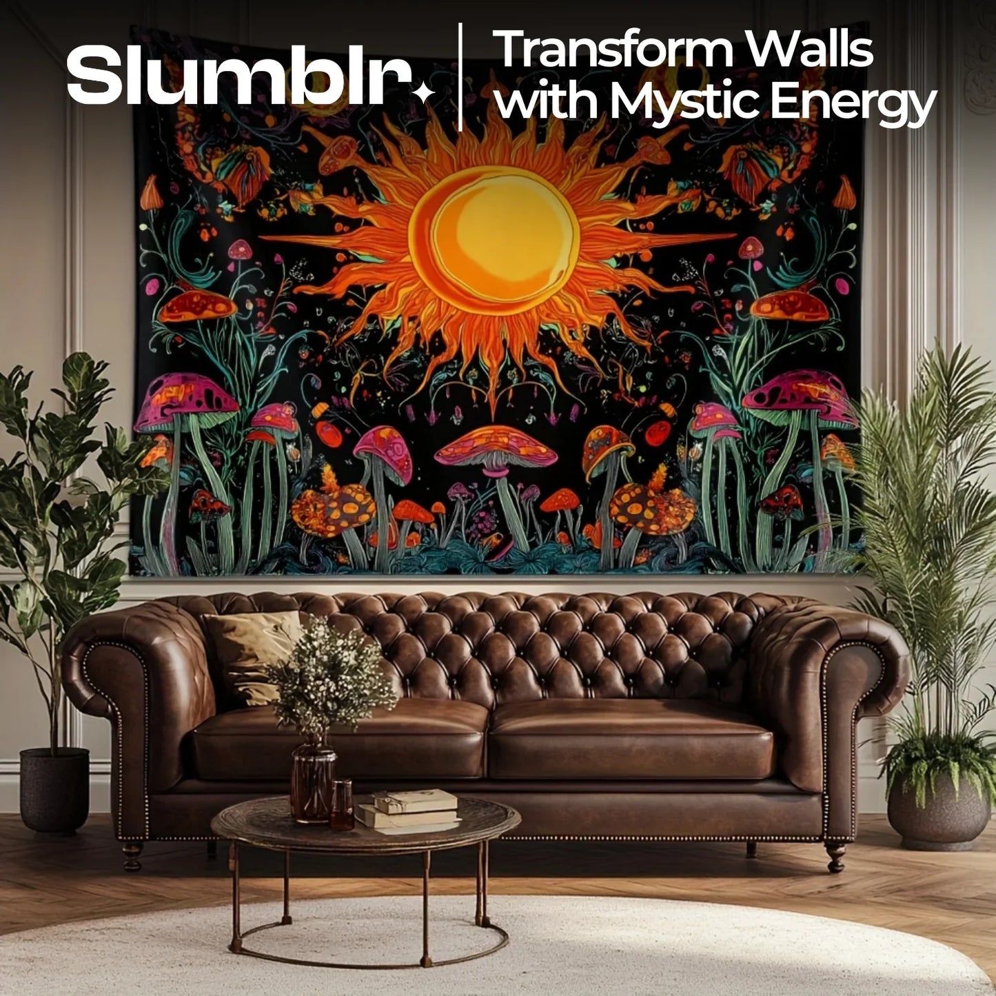 Slumblr® Star & Moon Embroidered Constellation Tapestry