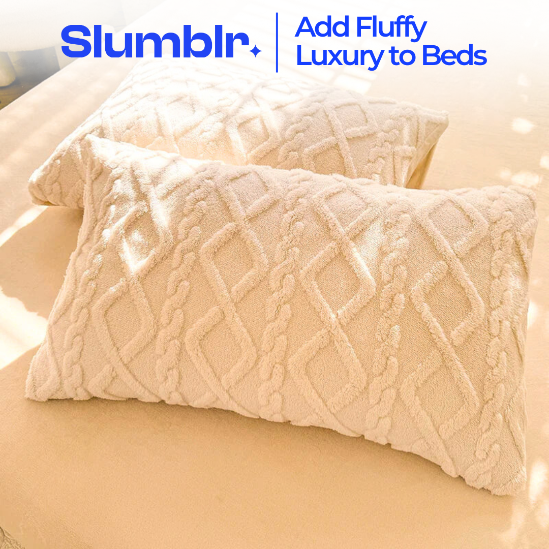 Slumblr® Ultra Soft Textured Pillowcase Set (2 Pcs)