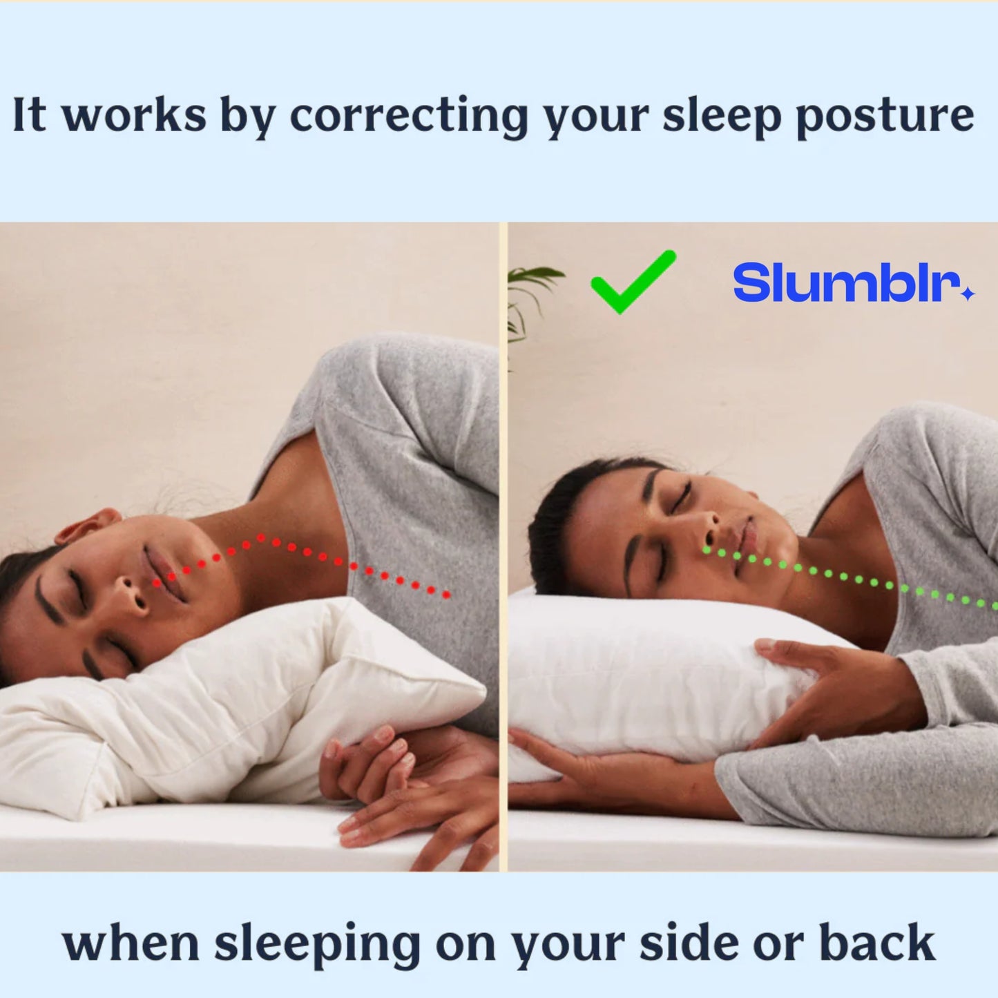 Slumblr® Cooling Shredded Memory Foam Pillow for Adjustable Comfort