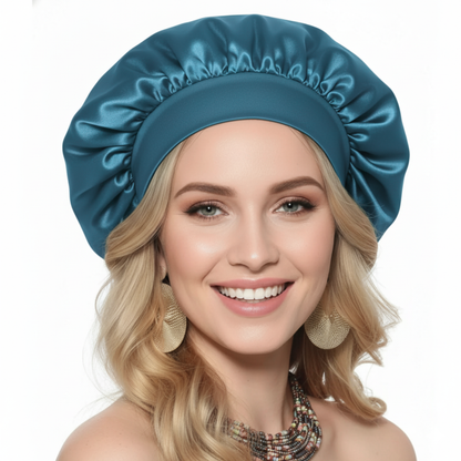 Slumblr® Satin Wide-Brim Shower Cap