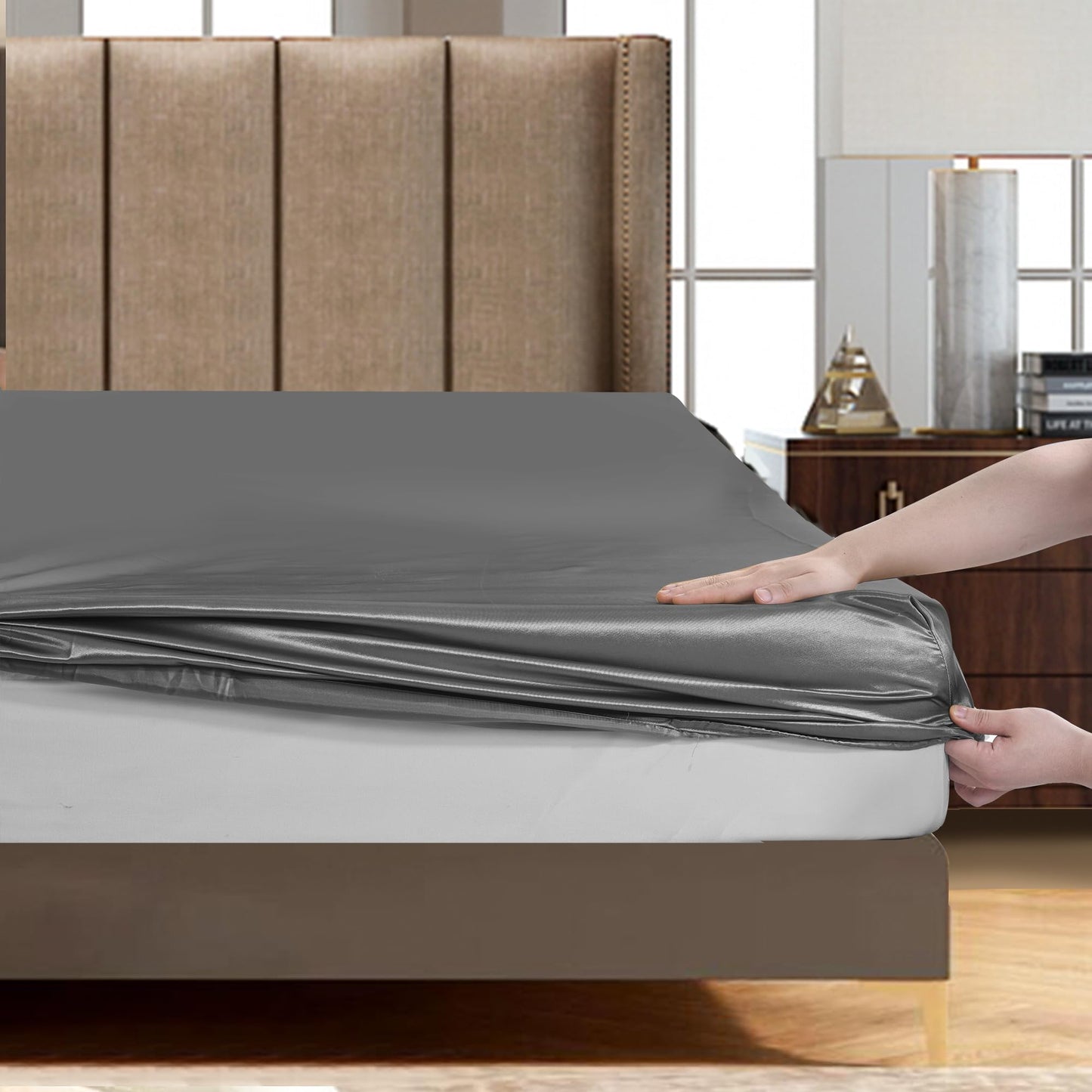 Slumblr® Solid Silk Bedding Set