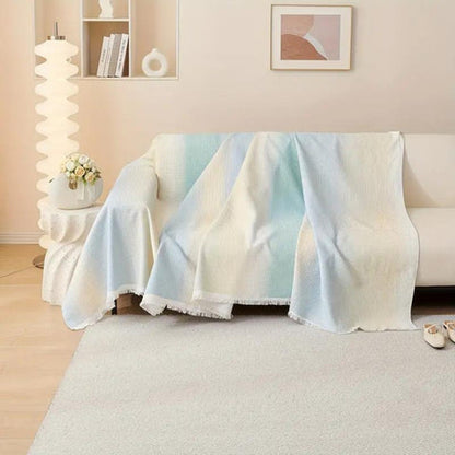 Slumblr® Rainbow Waffle Grid Elastic Sofa Cover