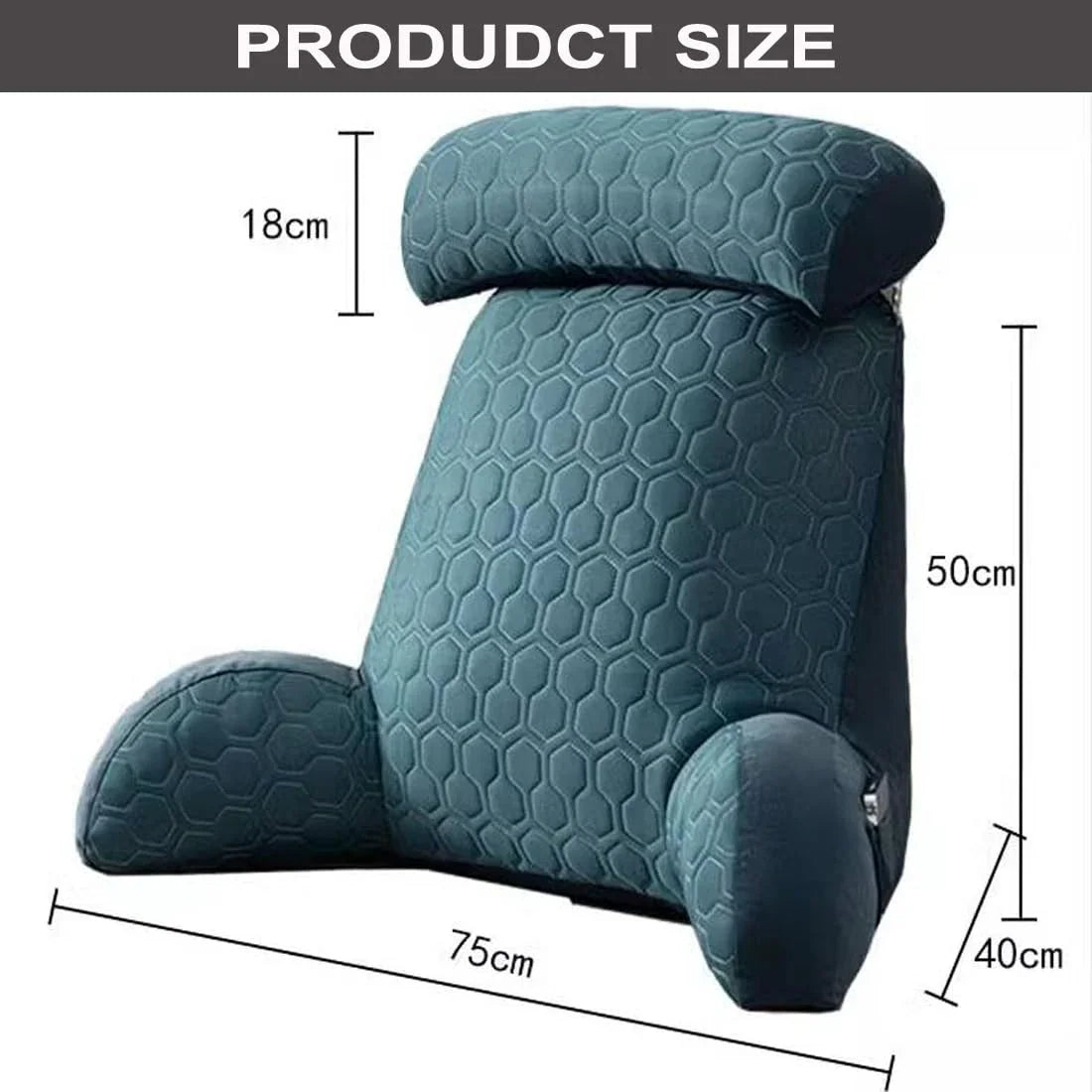 Slumblr® Cool Silk Reading Pillow with Pockets
