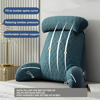 Slumblr® Cool Silk Reading Pillow with Pockets