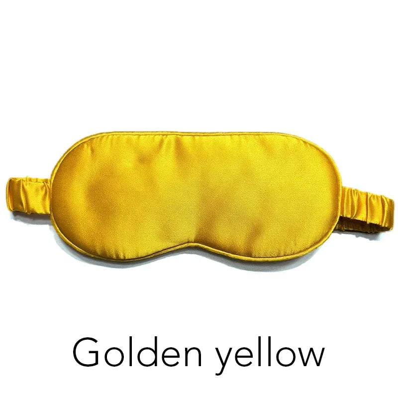 100% Mulberry Silk Sleep Mask for Man and Woman Eye Cover Large Blindfold for Total Blackout Size 20X8.5cm
