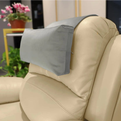 New Fashion Velvet Chaise Lounge Headrest with Non-Slip Base Adjustable Fixed Neck Support Car Headrest