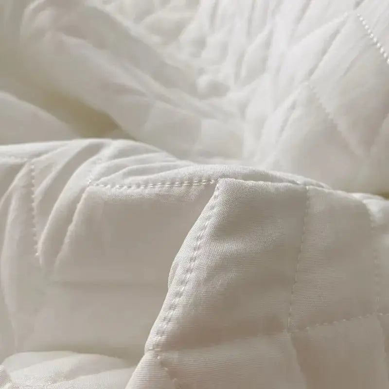 Korean Style Quilted Summer Quilt Blanket Lightweight Cooling Air-conditioning Comforter Quilt Soft Thin Quilt Machine Washable