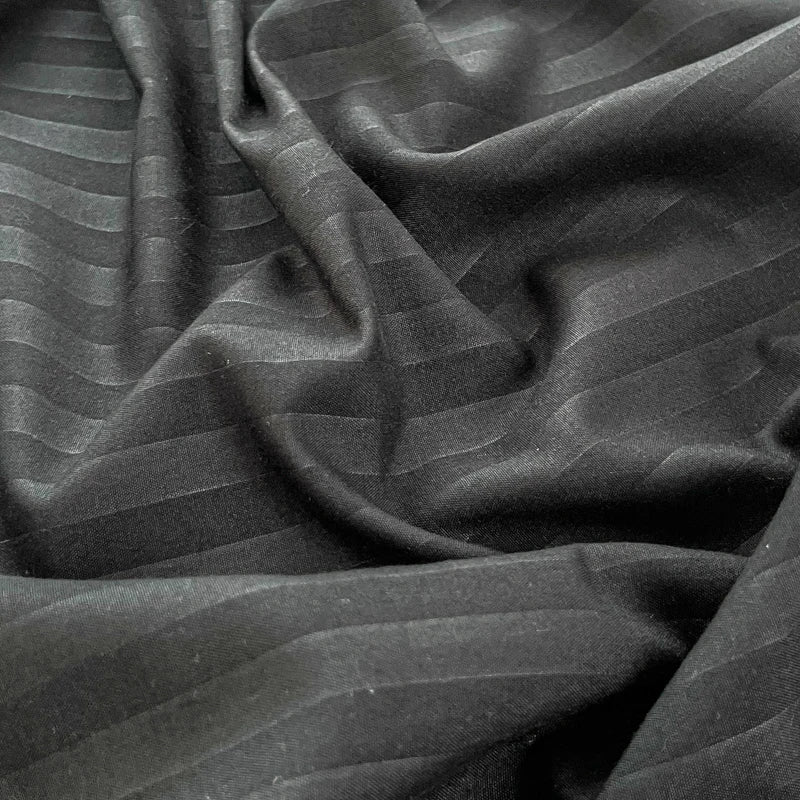 High Quality Striped Embossed Fitted Sheet 1Pc- Microfiber Soft Touch,Breathable Wrinkle Free Anti-Slip, Solid Color Multi-Sizes