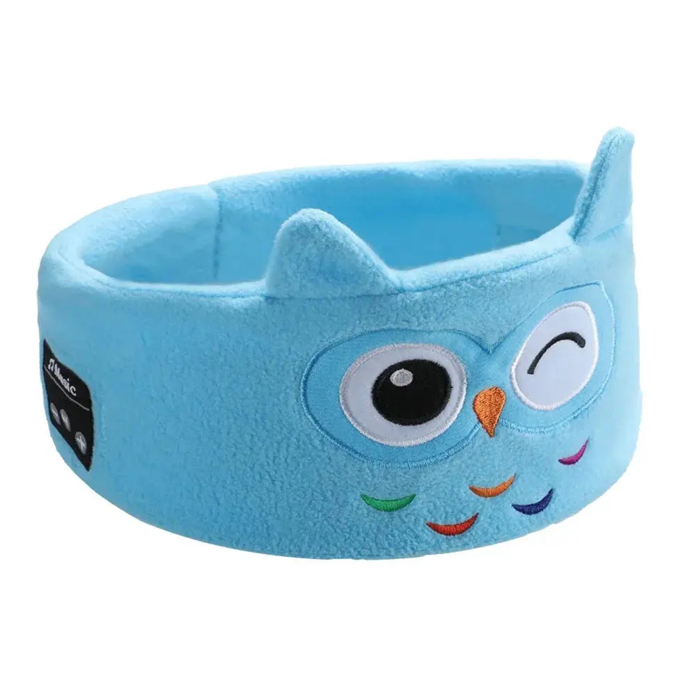 Kid Bluetooth Headphone Sleep Mask Bluetooth 5.0 Stereo Music Player Support Handsfree Soft Music Headband For Children Gifts