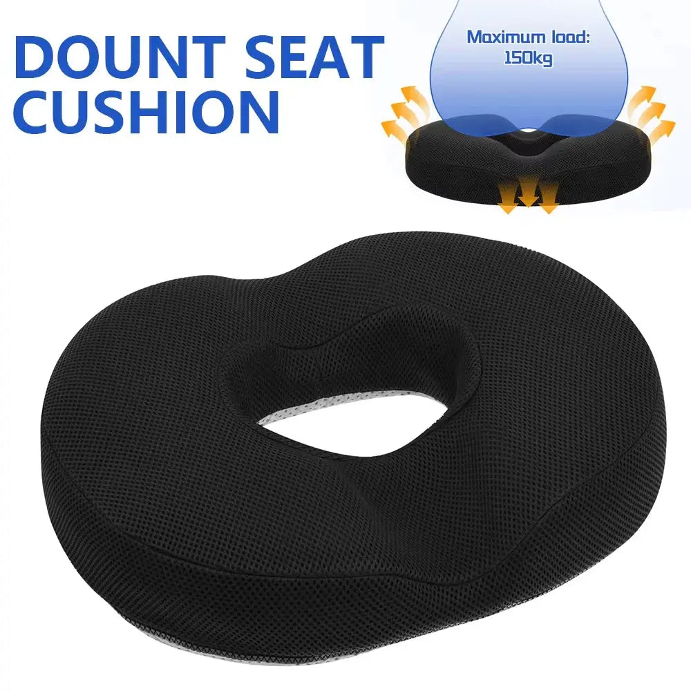 Donut Pillow Seat Cushion for Hemorrhoids,Sciatica & Hip & Coccyx Desk Chair Cushion for Long Sitting Office Worker, Car Driver