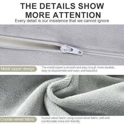 Eyelash Extension Flannel Pillows Half Moon Memory Foam Leg Pillow Back And Head Support Grafted Eyelashes For Beauty Salon Use