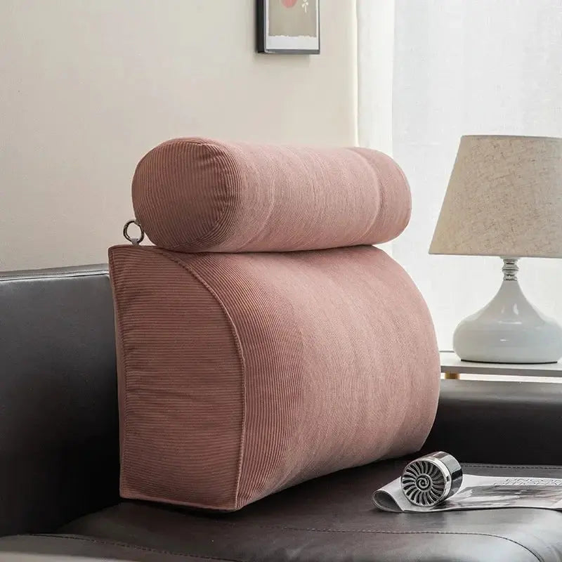 Headboard Pillow Triangle Cushion Reading Large Bolster Backrest Positioning Support body wedge sleeping pillow Bed Headboar