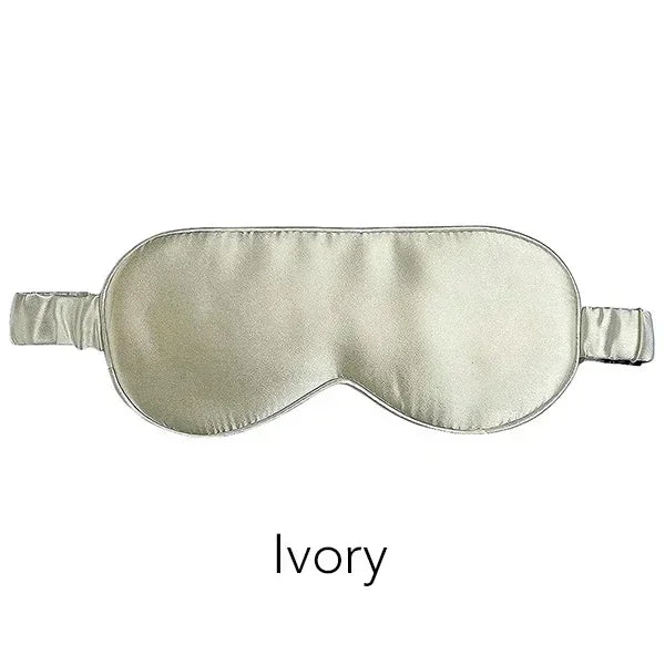 100% Mulberry Silk Sleep Mask for Man and Woman Eye Cover Large Blindfold for Total Blackout Size 20X8.5cm