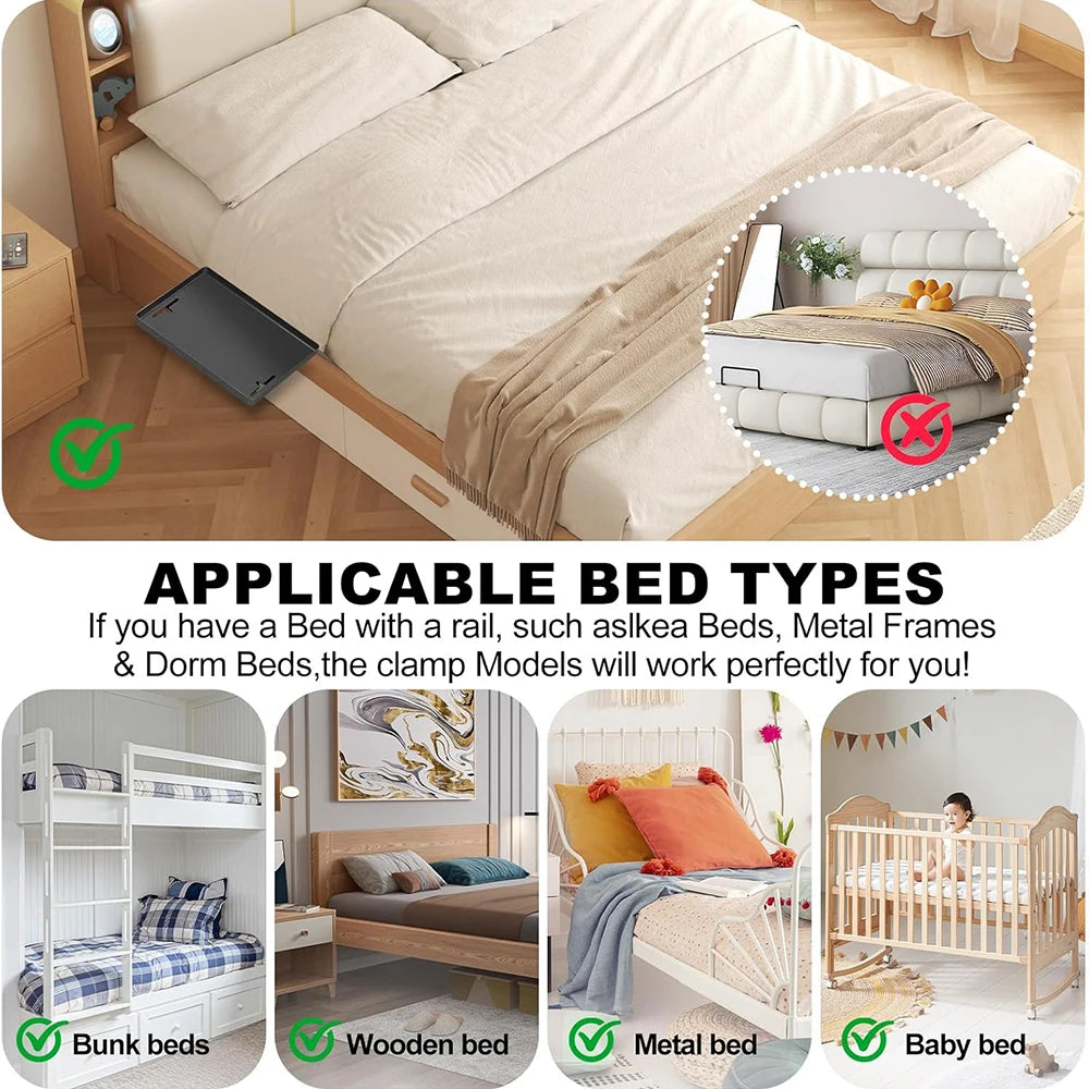 1 Bedside Shelf, Suitable For Bed, Dormitory, School, Home Storage Tray Storage Box, Bedside Table, Storage And Finishing