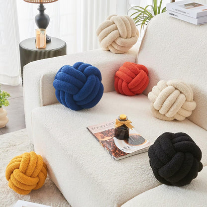 Slumblr® Nordic Woven Knot Ball Pillow