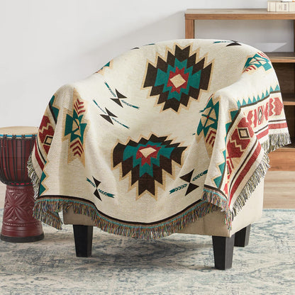 Slumblr® Aztec Boho Woven Throw Blanket