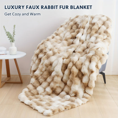 Slumblr® Cozy Faux Rabbit Fleece Throw Blanket
