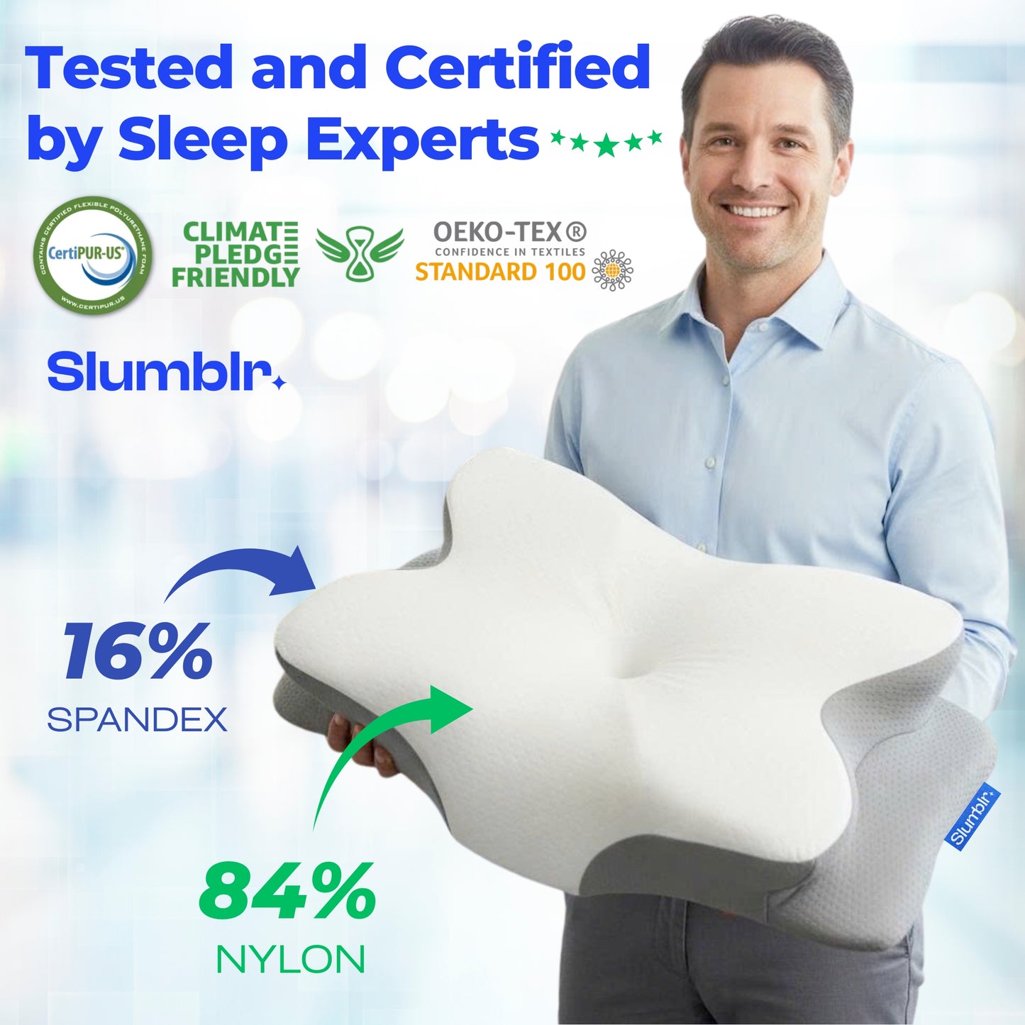 Slumblr® Ultra Contour Relief Pillow