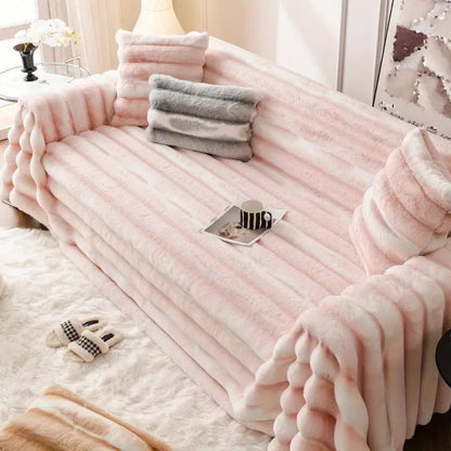Slumblr® Rabbit Plush Sofa Cover