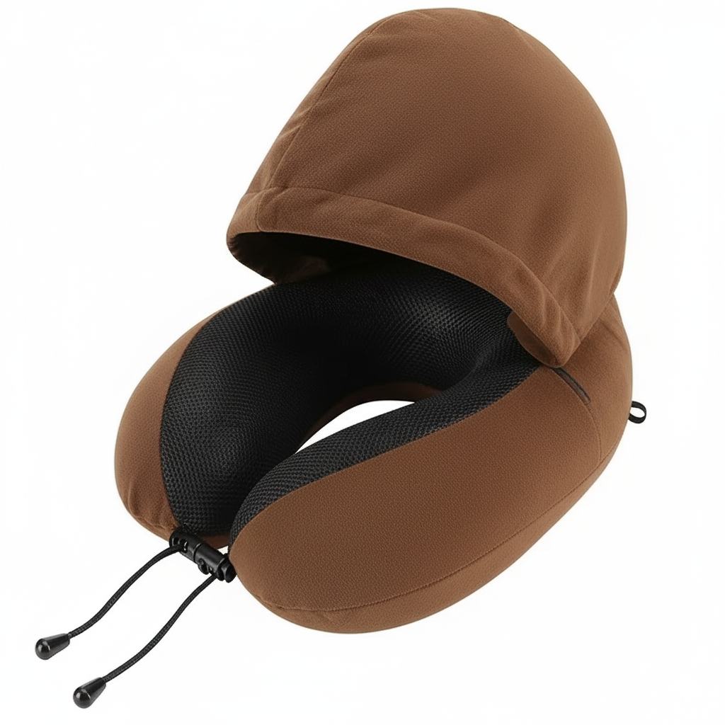 Slumblr® Hooded U-Shaped Travel Pillow