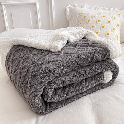 Slumblr® Woolen Lamb Velvet Flannel Blanket