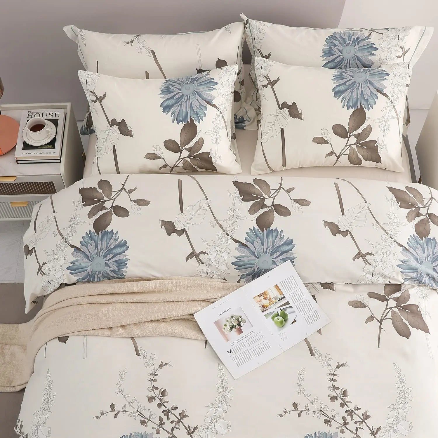 Slumblr® Cotton Botanical Bedding Set (4pcs) Slumblr