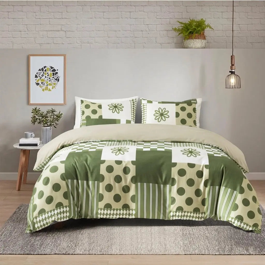 Slumblr® Floral Geometric Duvet Set