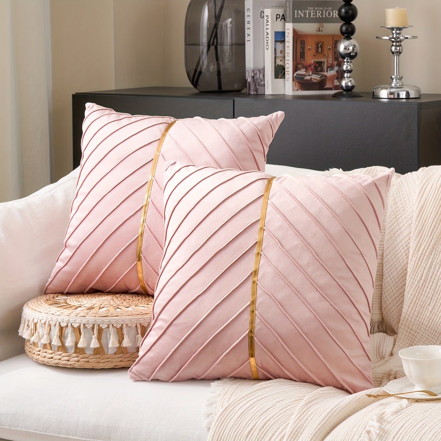 Slumblr® Geometric Velvet Pillow Cover Slumblr