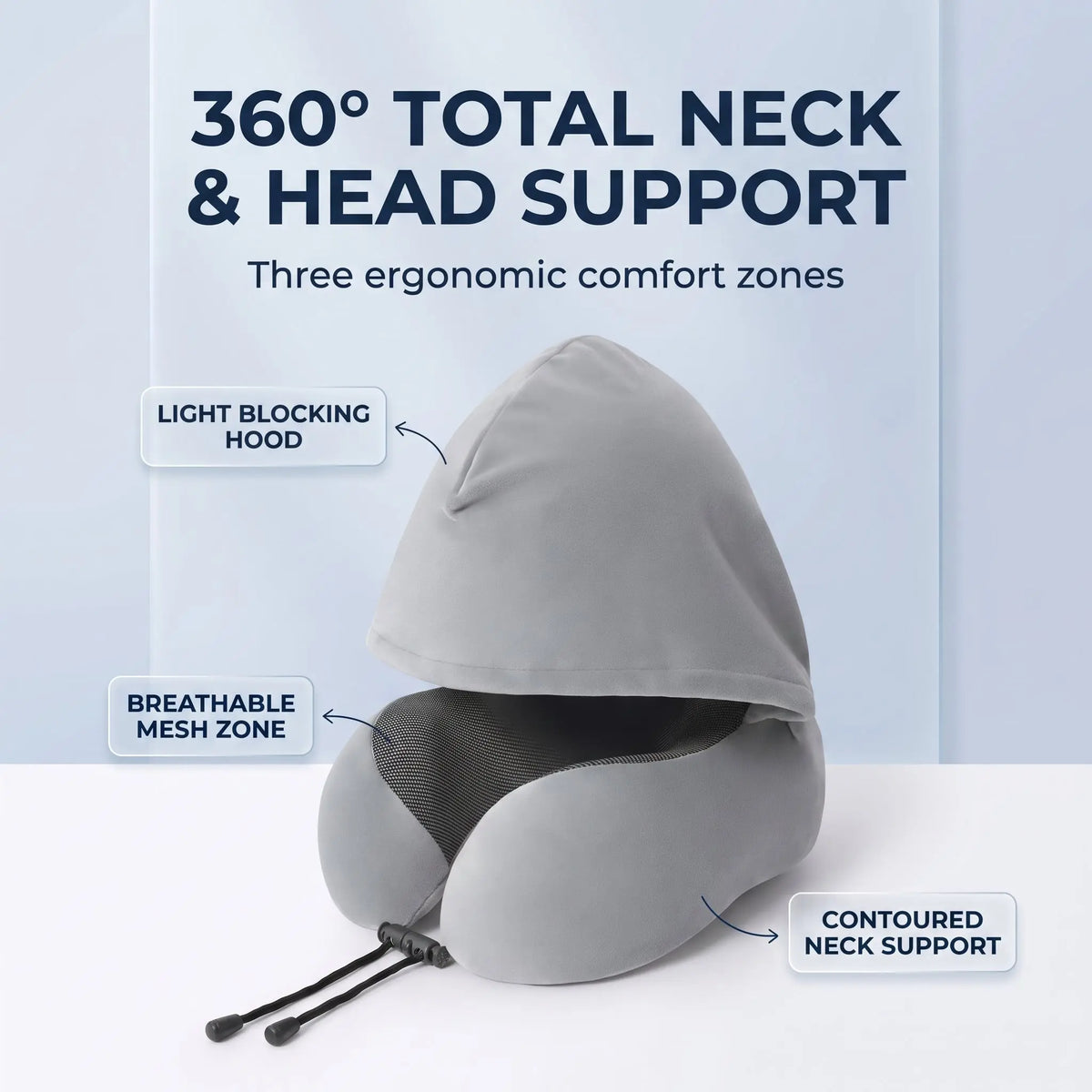 Slumblr® Hooded Travel Pillow Slumblr